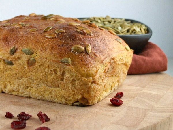 Loaf of Oatmeal Pumpkin Seed Bread