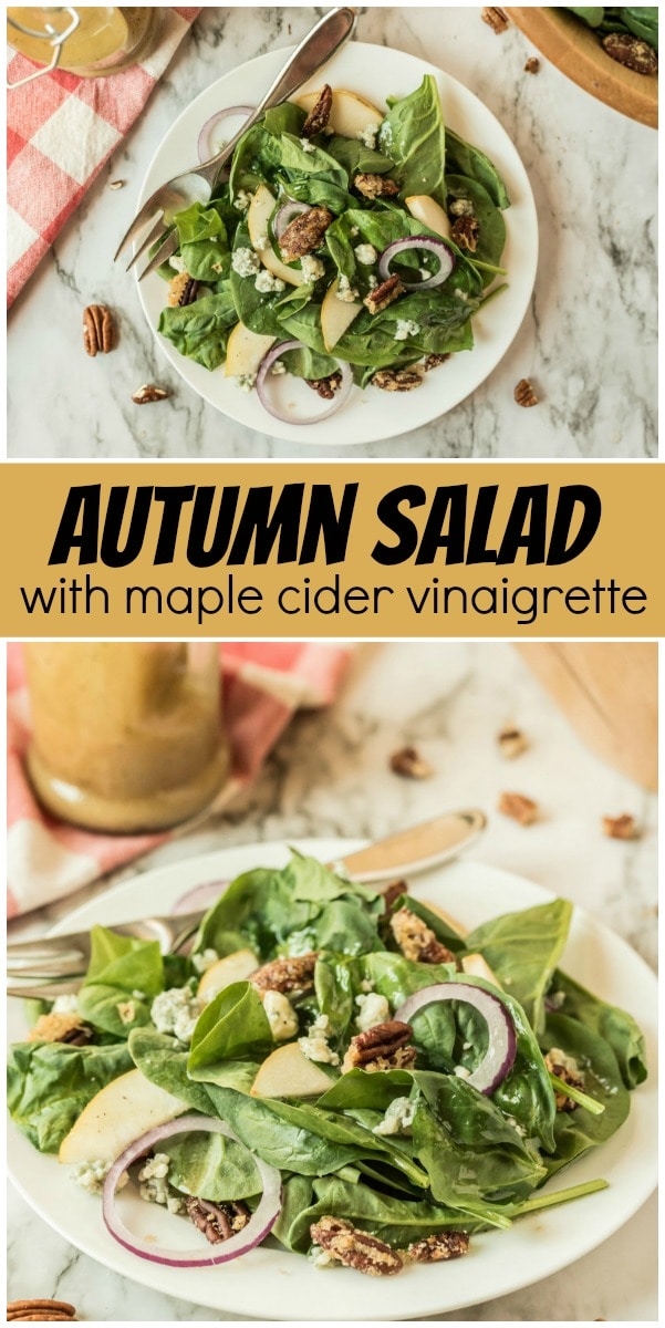 Autumn Salad with Maple Cider Vinaigrette Recipe Girl