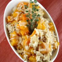 Baked Rice with Butternut Squash