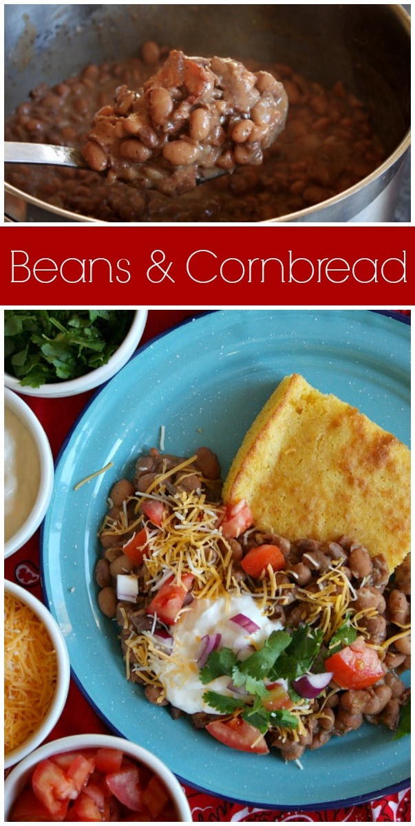pioneer woman’s beans and cornbread