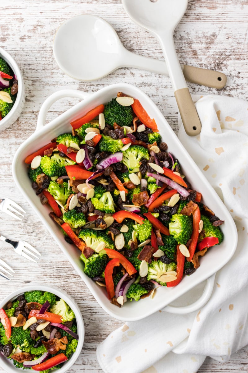 broccoli salad with vinaigrette