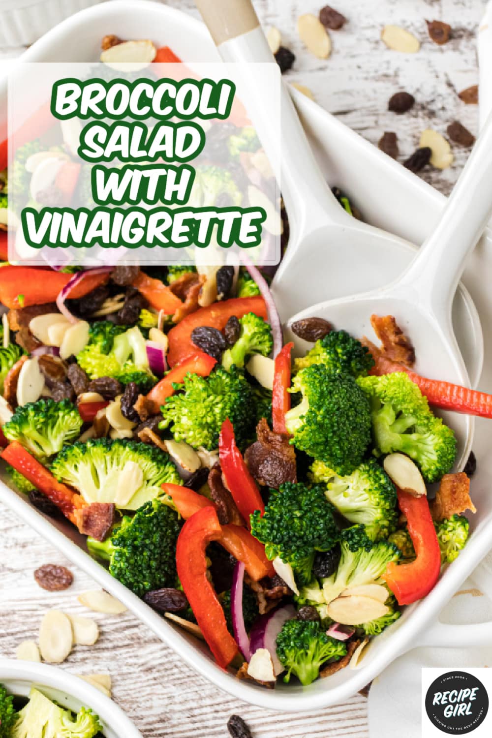 Broccoli Salad with Vinaigrette Recipe Girl