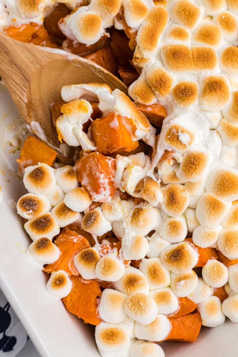 Caramelized Yams with Marshmallows Recipe Girl