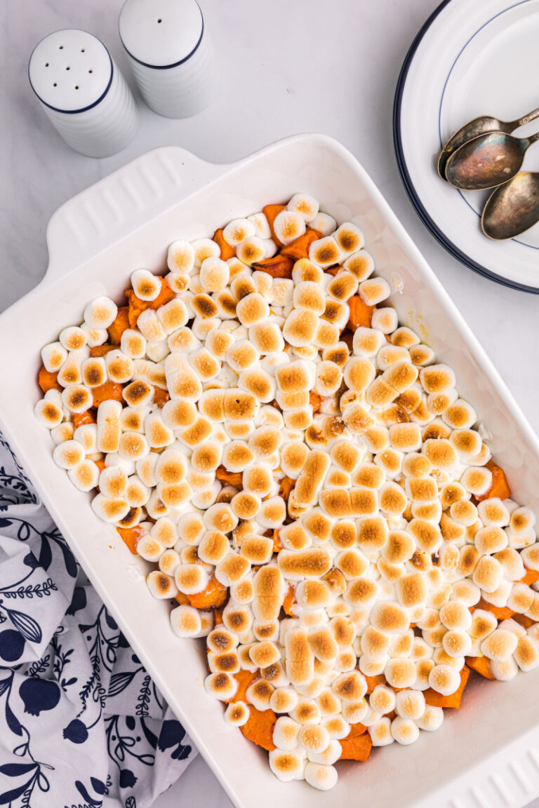Caramelized Yams with Marshmallows Recipe Girl