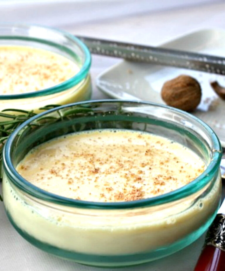 Spiked Eggnog Custard Recipe Girl