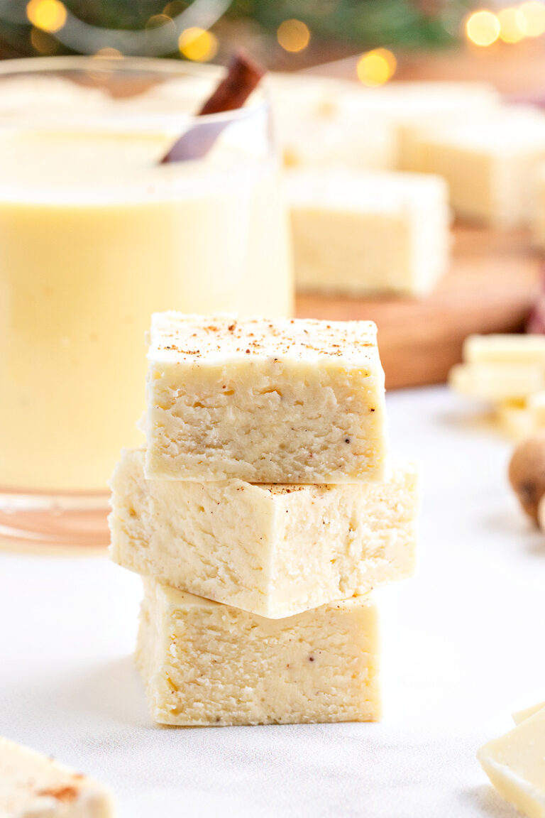 Eggnog Fudge Recipe Girl