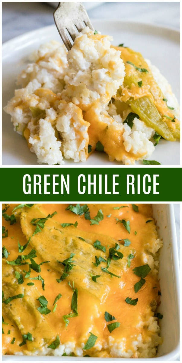 green chile rice