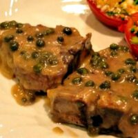 Lamb Chops in Caper Sauce