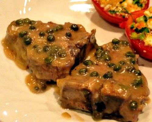 Lamb Chops in Caper Sauce