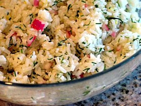 lemon- dill rice