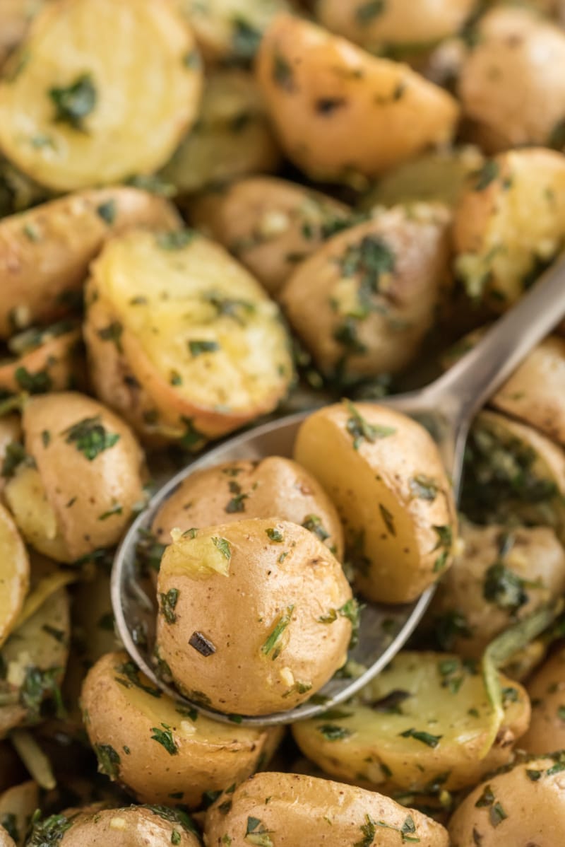 Lemon and Herb Roasted New Potatoes - Recipe Girl