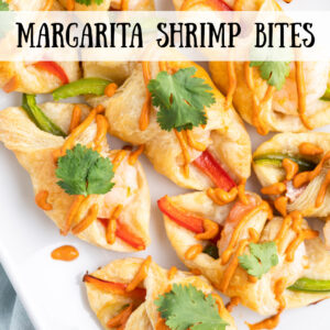 pinterest image for margarita shrimp bites