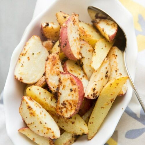 Mustard Roasted Potatoes Recipe Girl