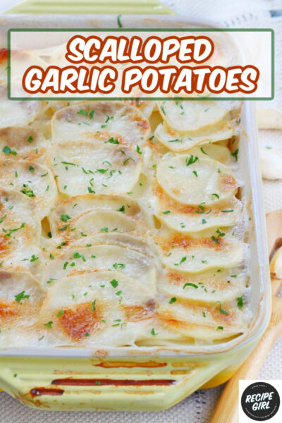 Scalloped Garlic Potatoes - Recipe Girl