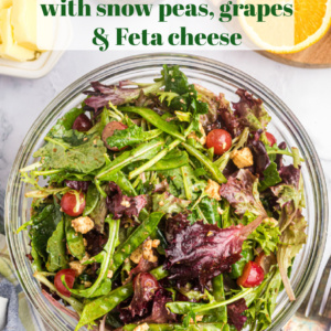 pinterest image for spring salad