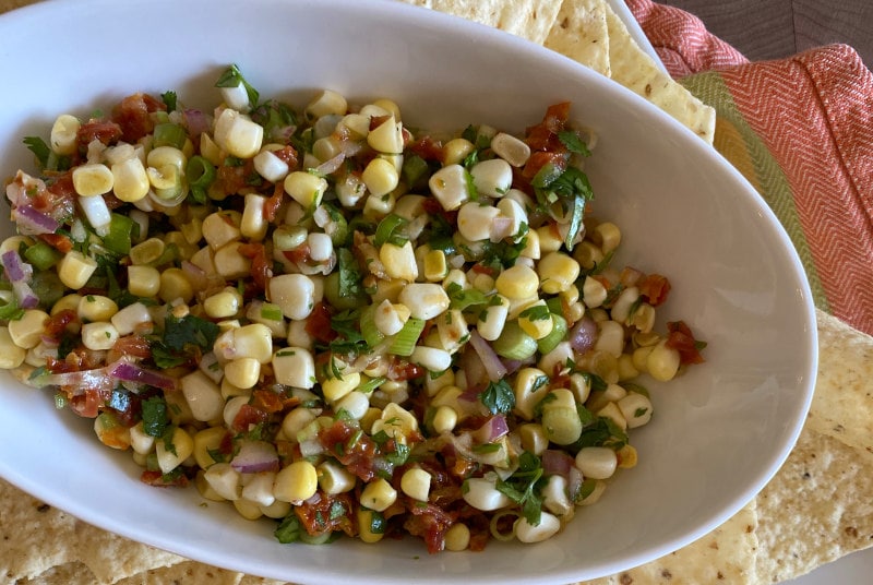 Fresh Corn and Sun Dried Tomato Salsa Recipe Girl