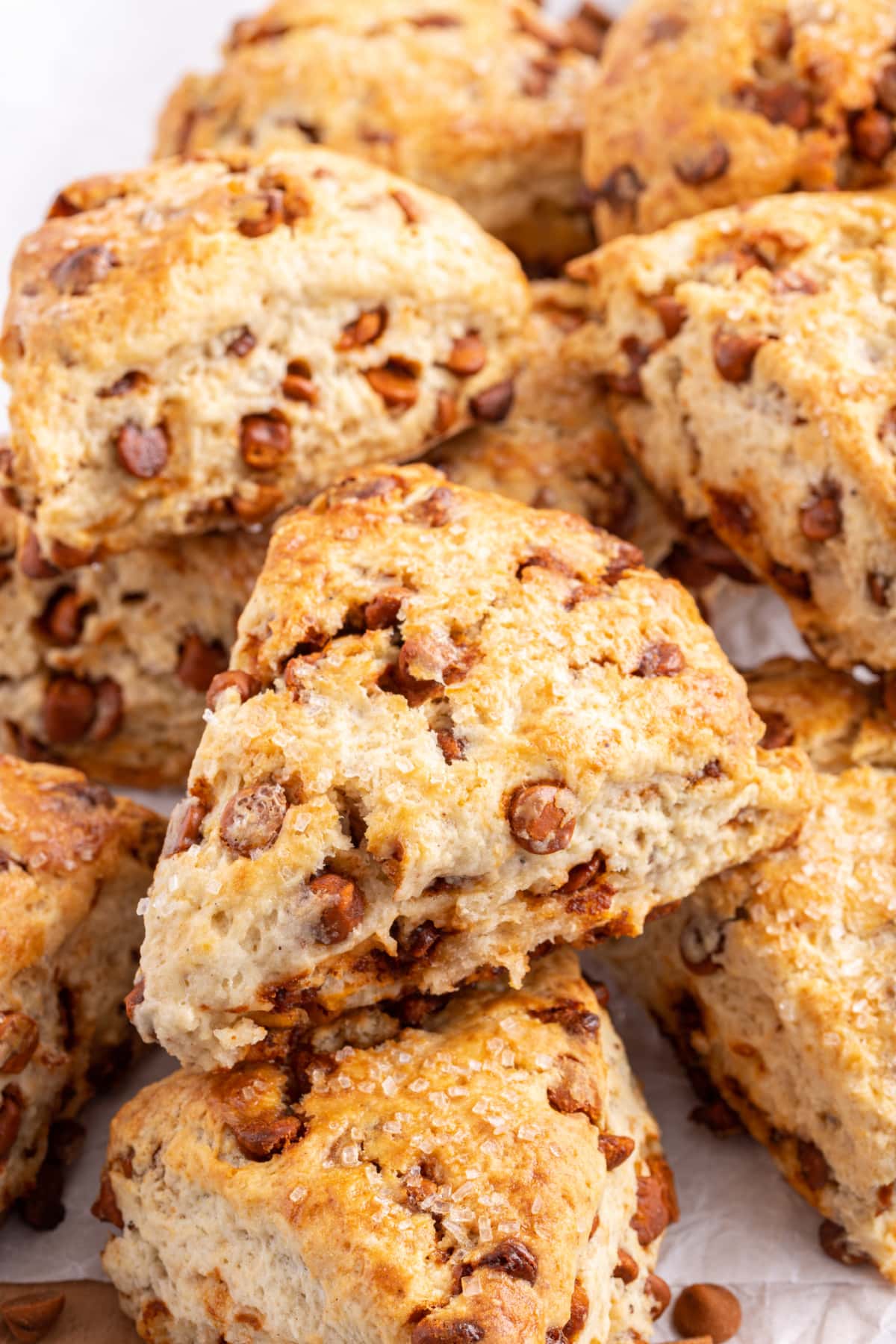 cinnamon eggnog scones