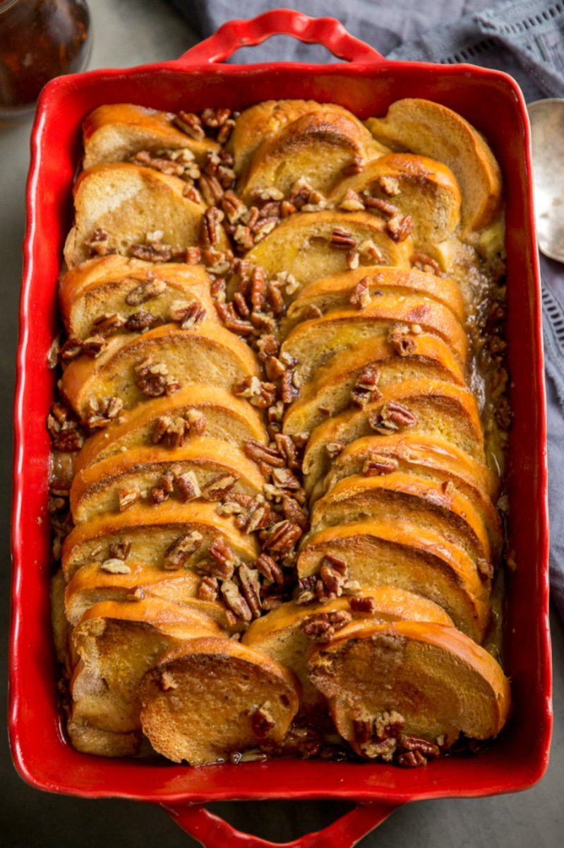Baked French Toast with Maple Praline Recipe Girl