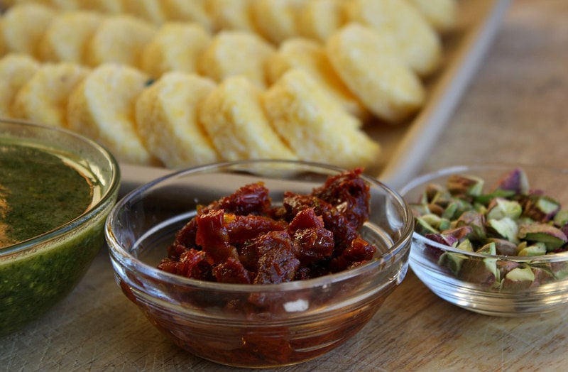 How to Make Sundried Tomato Polenta Bites