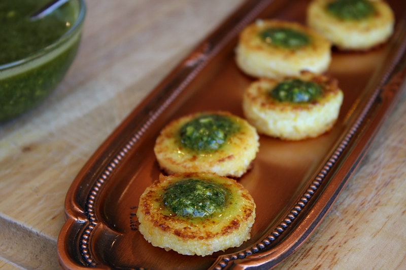 How to Make Sundried Tomato Polenta Bites