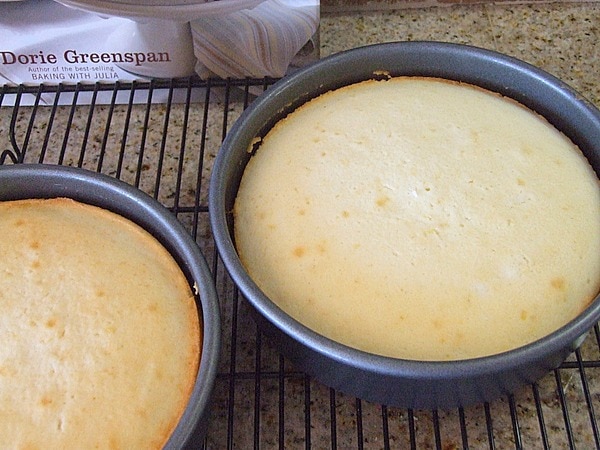 Lemon Cake layers for Perfect Party Cake