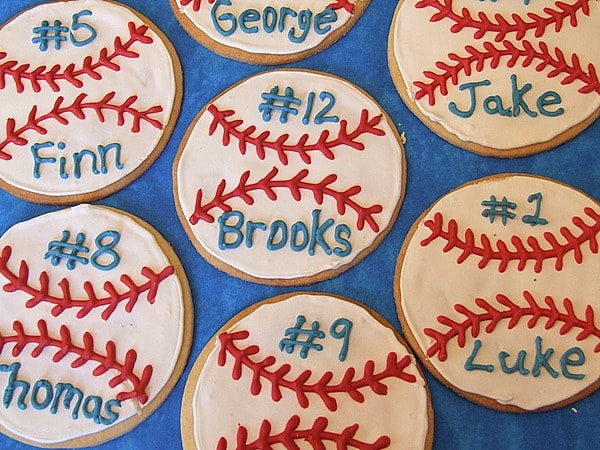 Baseball Cookies