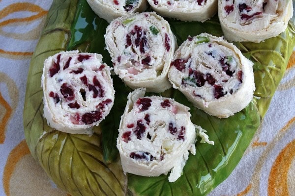 cranberry- feta pinwheels