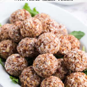 pinterest image for goat cheese truffles