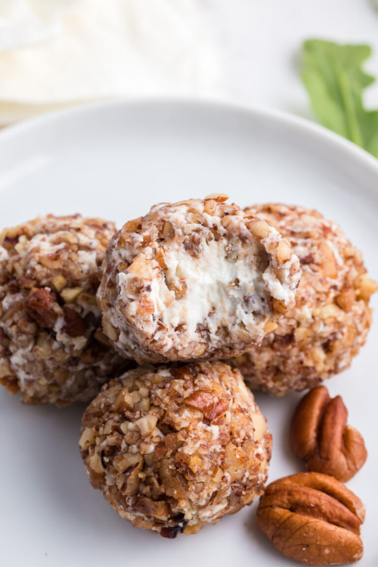 Goat Cheese Truffles with Maple Spiced Pecans Recipe Girl