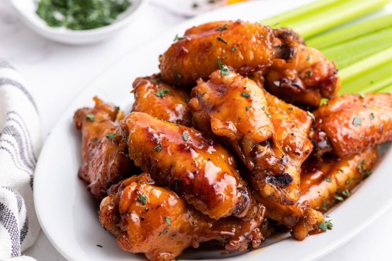Honey Glazed Chicken Wings Recipe Girl