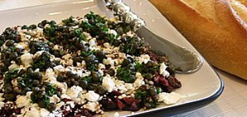 olive and goat cheese spread
