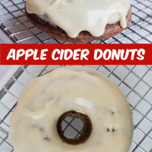 pinterest image for apple cider doughnuts