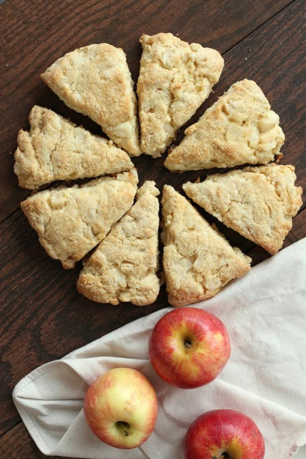 Apple Cream Scones