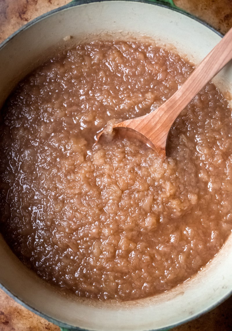 Cooking Homemade Applesauce