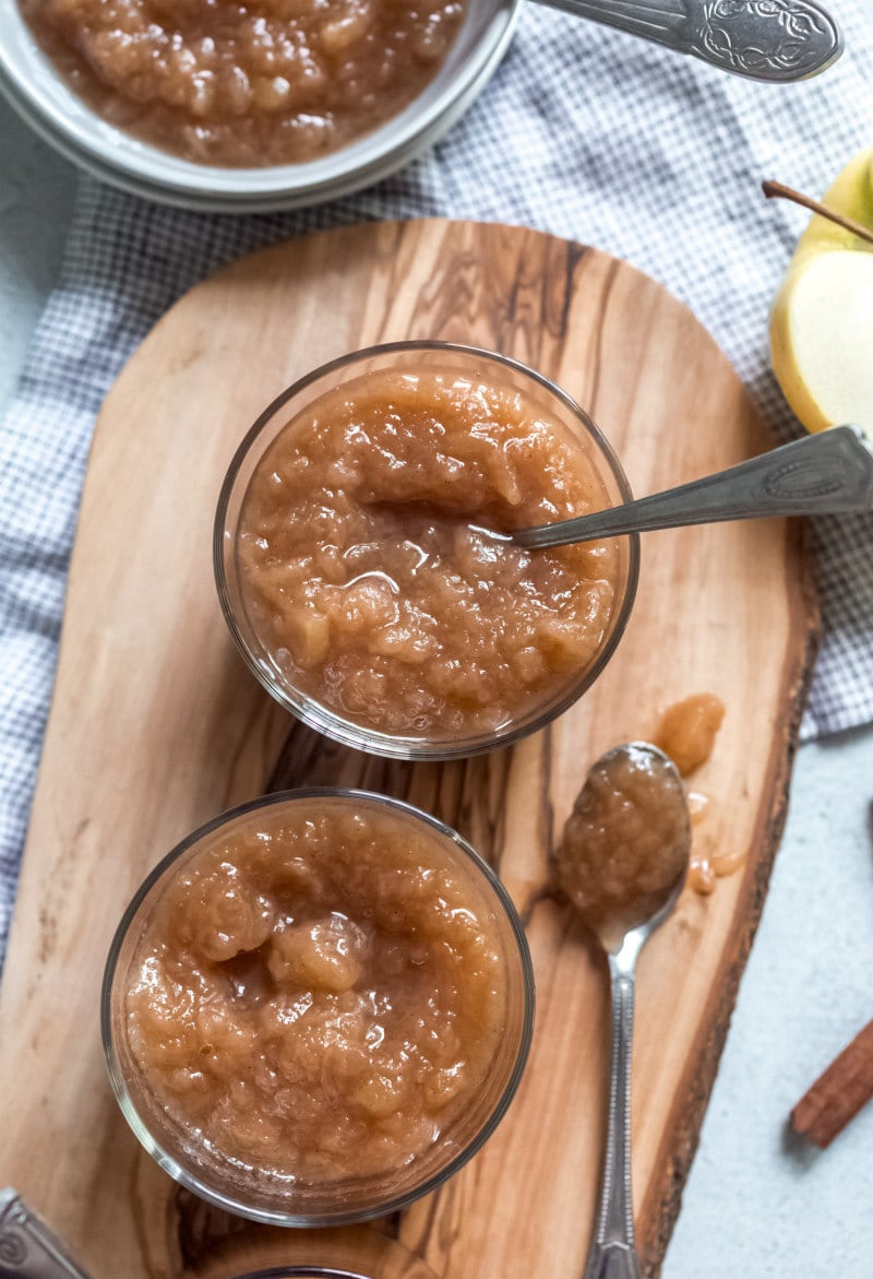 Serving Homemade Applesauce