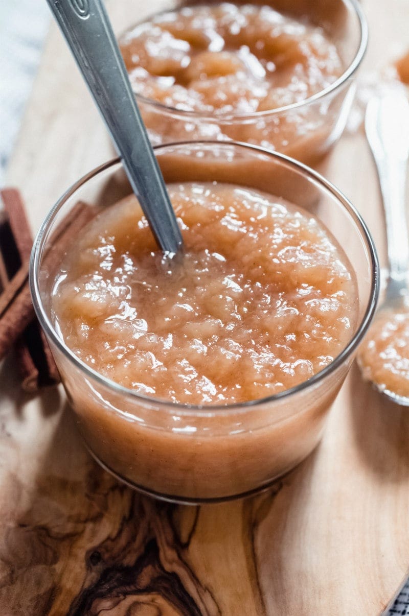 Serving Homemade Applesauce