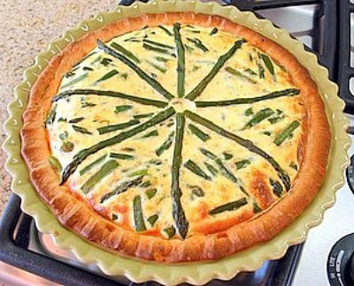 Asparagus Quiche