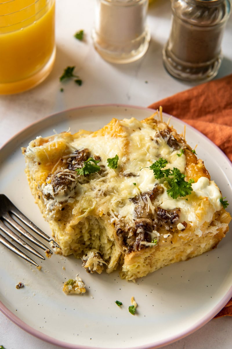 Eating Make Ahead Breakfast Casserole