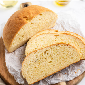 pinterest image for cheese and wine bread