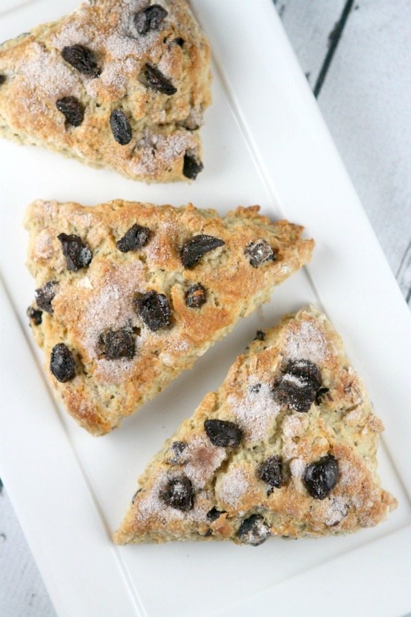 Cherry Oat Scones