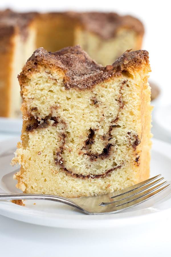 Slice of Cinnamon Morning Cake