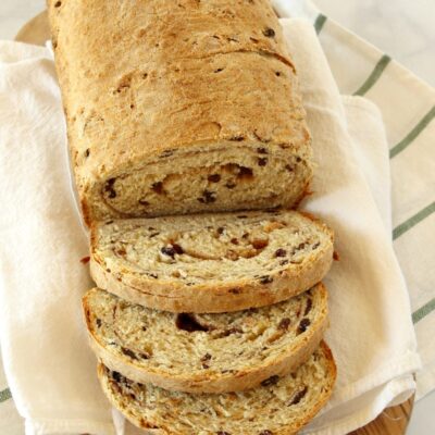 Sliced Cinnamon Oatmeal Bread