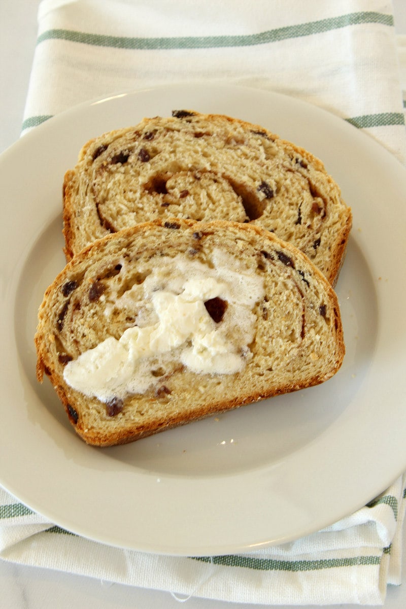 Buttered Cinnamon Oatmeal Bread