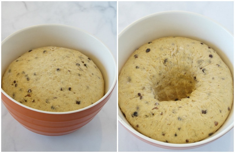 Dough for Cinnamon Oatmeal Bread