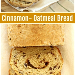 Cinnamon Oatmeal Bread