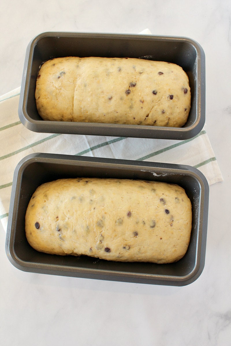 Rising dough for Cinnamon Oatmeal Bread