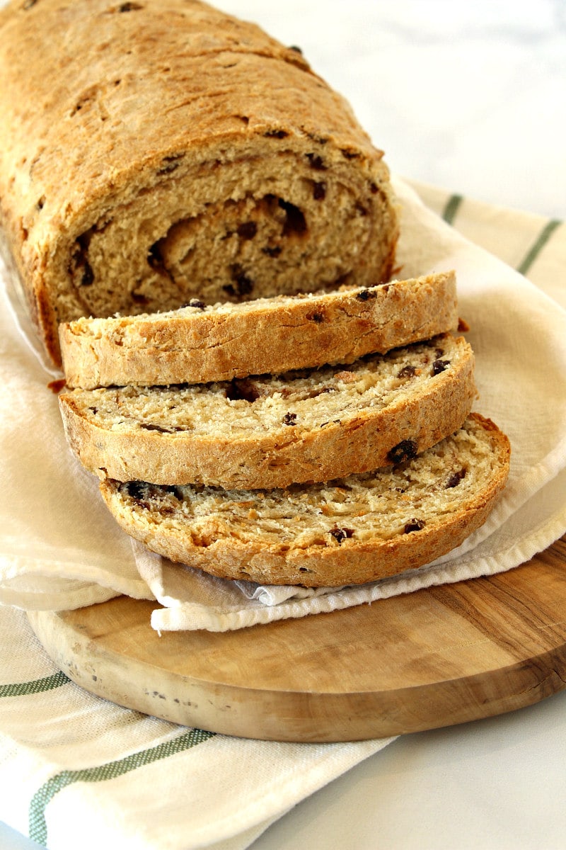 sliced Cinnamon Oatmeal Bread