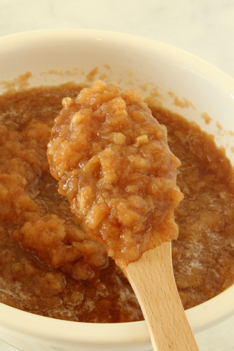 Spoonful of Crock Pot Applesauce