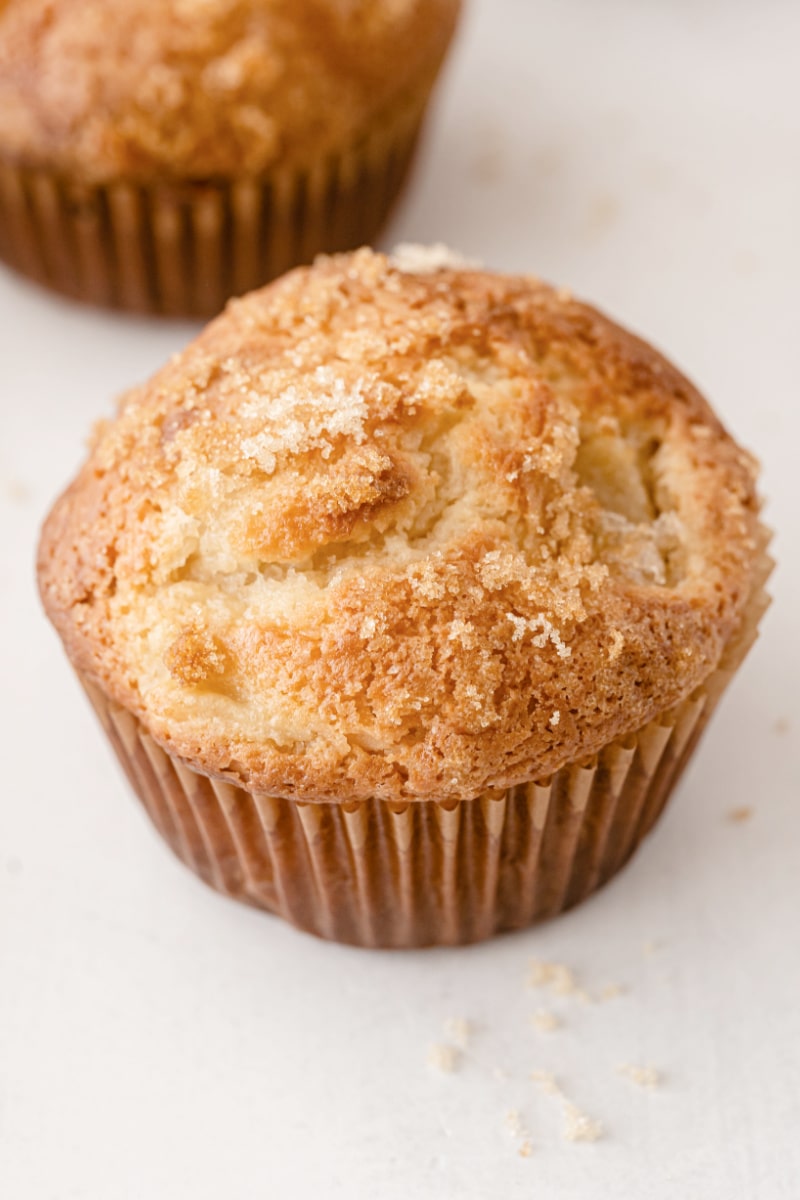 fresh pear muffin