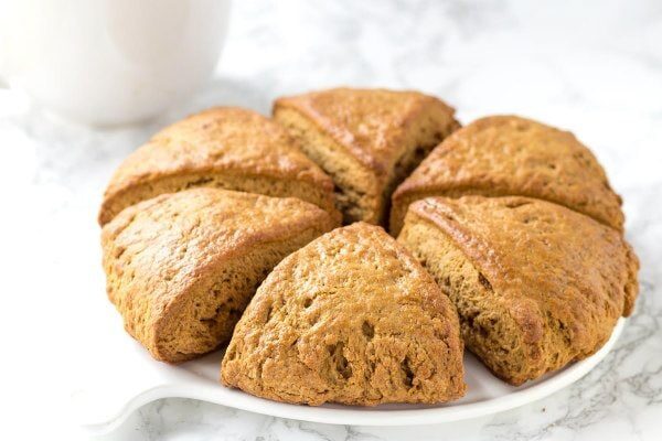 Gingerbread Scones recipe - from RecipeGirl.com